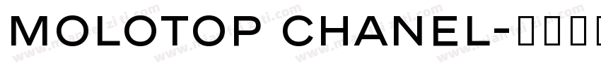 Molotop Chanel字体转换
